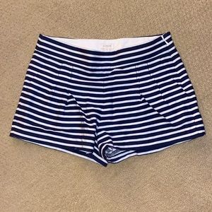 NWOT J.Crew Cotton/Linen Stripe Shorts